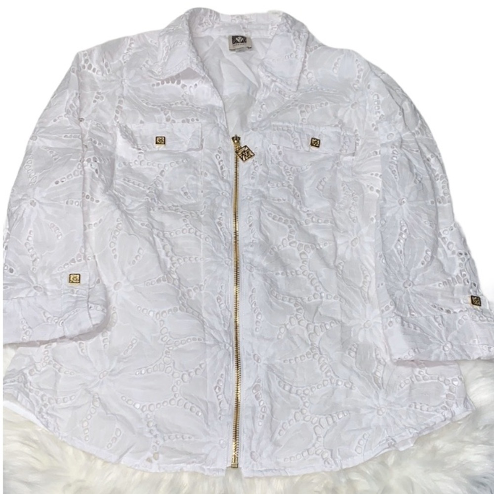 Anne Klein White Blouse